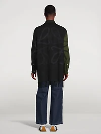 Cashmere And Wool Anagram Blanket Overshirt