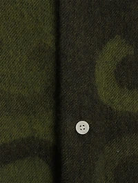 Cashmere And Wool Anagram Blanket Overshirt
