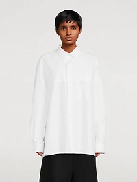Cotton Anagram Jacquard Shirt