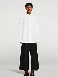 Cotton Anagram Jacquard Shirt