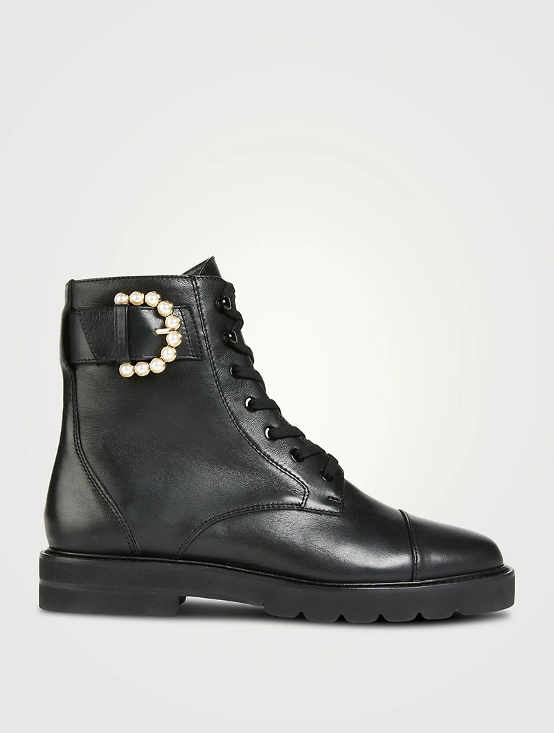 Piper Leather Combat Boots