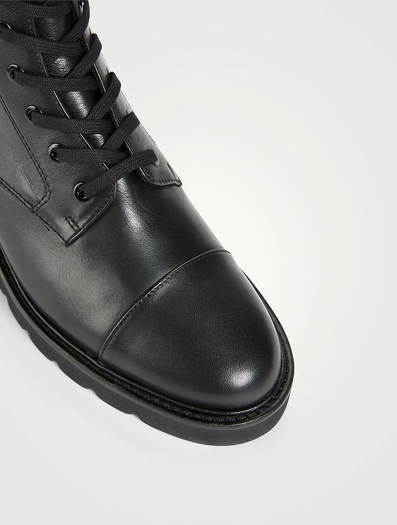 Piper Leather Combat Boots