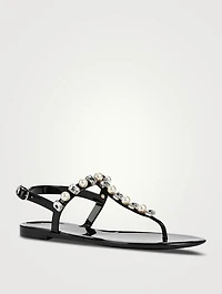 Goldie Embellished Jelly Sandals