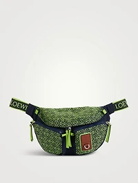 Anagram Jacquard And Nylon Large Belt Bag