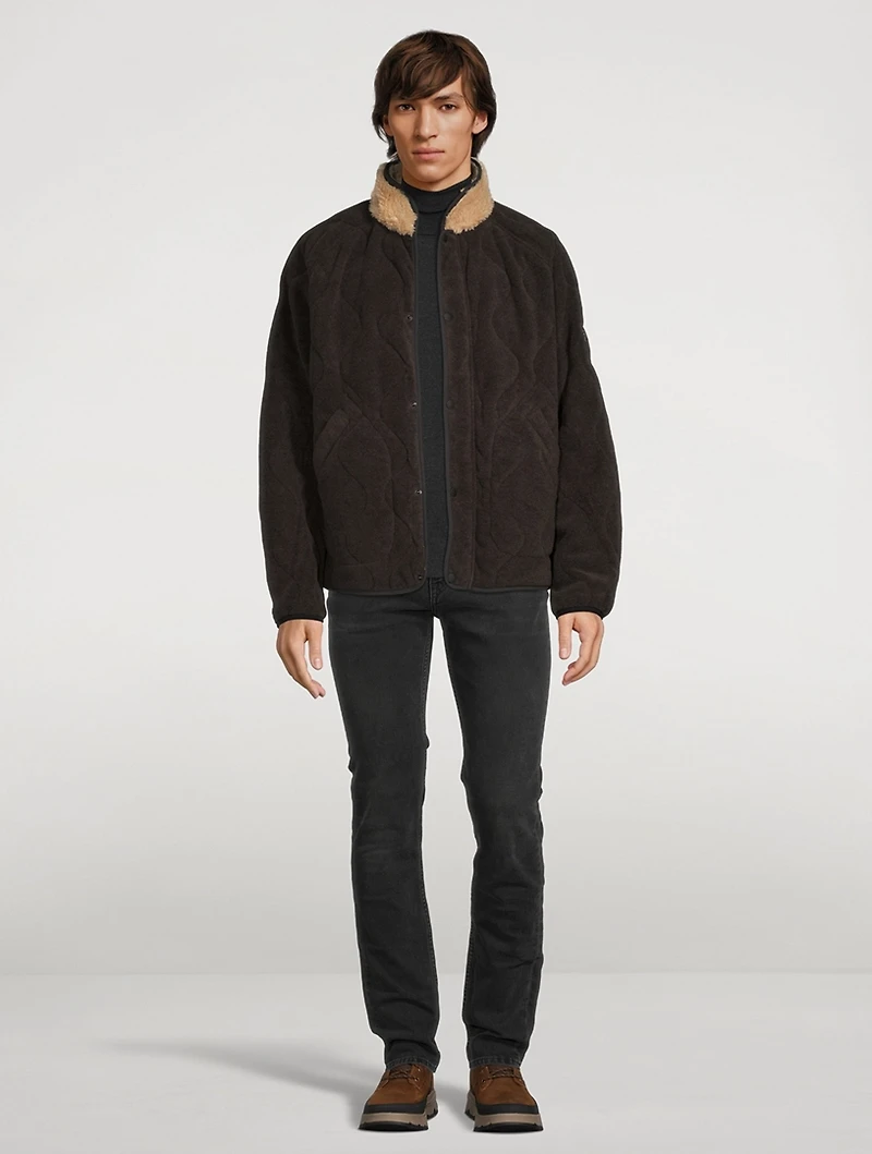 Shield Reversible Wool And Nylon Liner Jacket