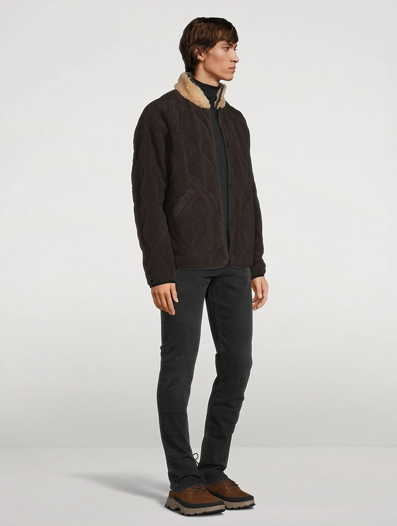 Shield Reversible Wool And Nylon Liner Jacket