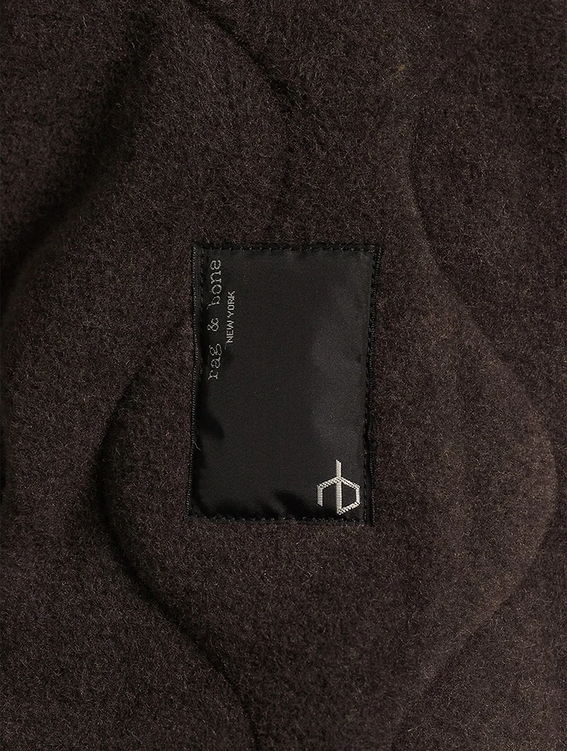 Shield Reversible Wool And Nylon Liner Jacket
