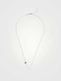 Love Letter 14K Gold Single Diamond A Necklace