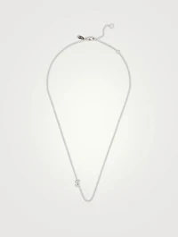 Love Letter 14K Gold Single Diamond J Necklace