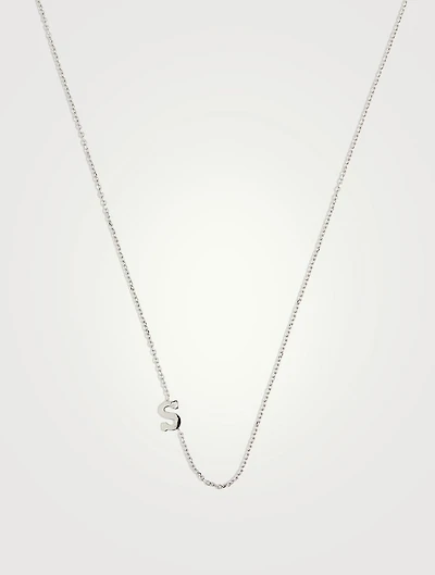 Love Letter 14K Gold Single Diamond S Necklace
