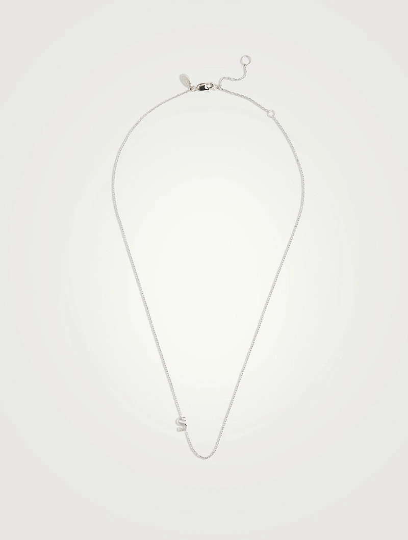 Love Letter 14K Gold Single Diamond S Necklace