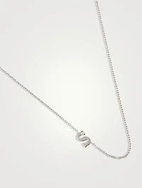 Love Letter 14K Gold Single Diamond S Necklace