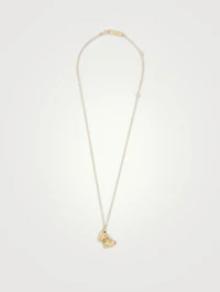 Sterling Silver Small Butterfly Charm Necklace