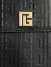Debossed Leather Crossbody Phone Case