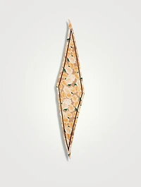 Silk Scarf In Rose Print