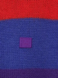 Wool Sweater Striped Print