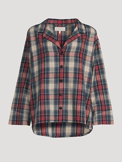 The Pajama Shirt Plaid Print