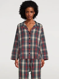 The Pajama Shirt Plaid Print