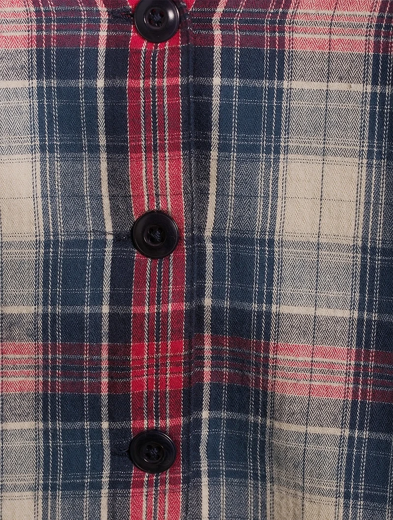 The Pajama Shirt Plaid Print