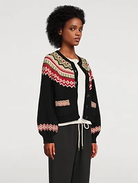The Holiday Fairisle Sophomore Cardigan