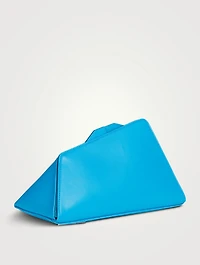 8.30 PM Oversized Leather Clutch