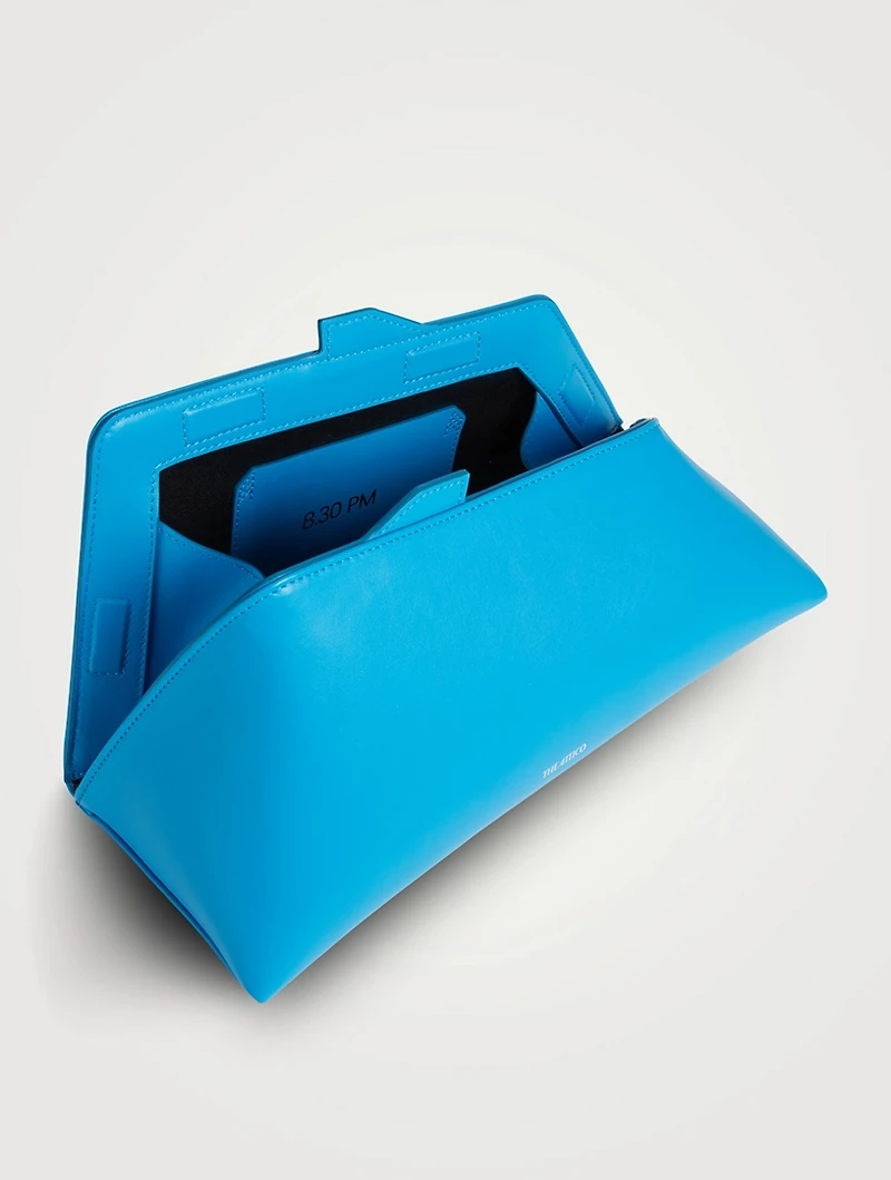 8.30 PM Oversized Leather Clutch