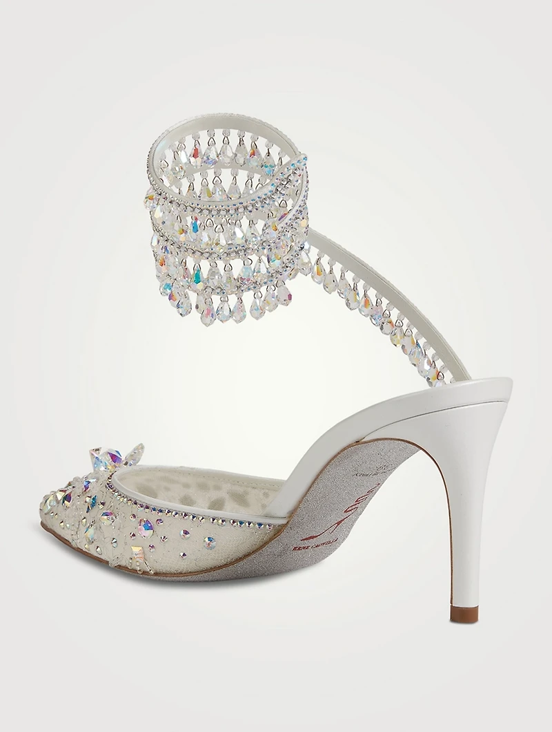 Chandelier Crystal Lace Pumps
