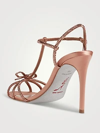 Caterina Crystal Satin Sandals