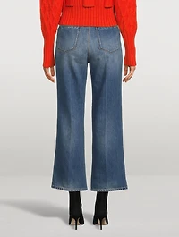 Stevie High-Waisted Cropped Jeans