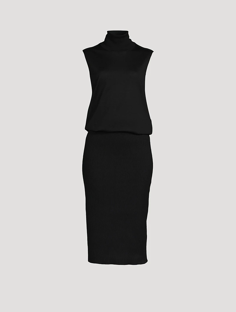 Sleeveless Knit Midi Dress