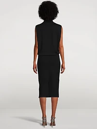 Sleeveless Knit Midi Dress