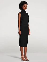 Sleeveless Knit Midi Dress