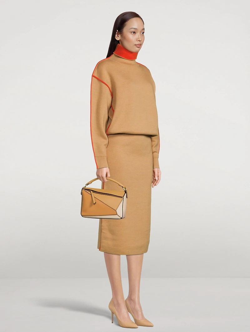 Turtleneck Sweater Dress