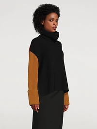 Jumbo Cuff Wool Sweater