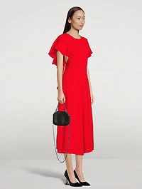 Draped Midi Dress