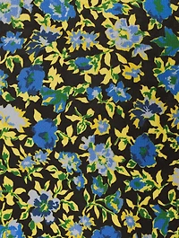 Turtleneck Top Floral Print
