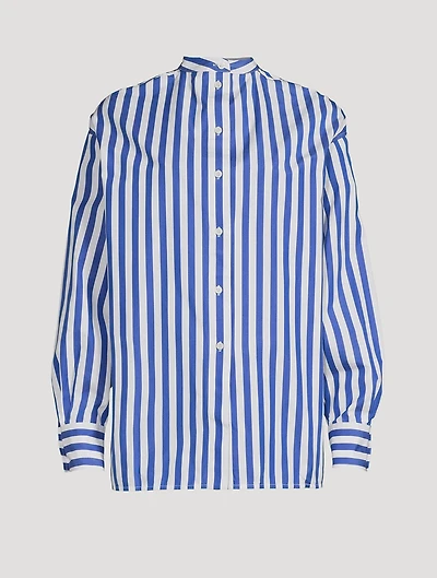 Cotton Shirt Striped Print