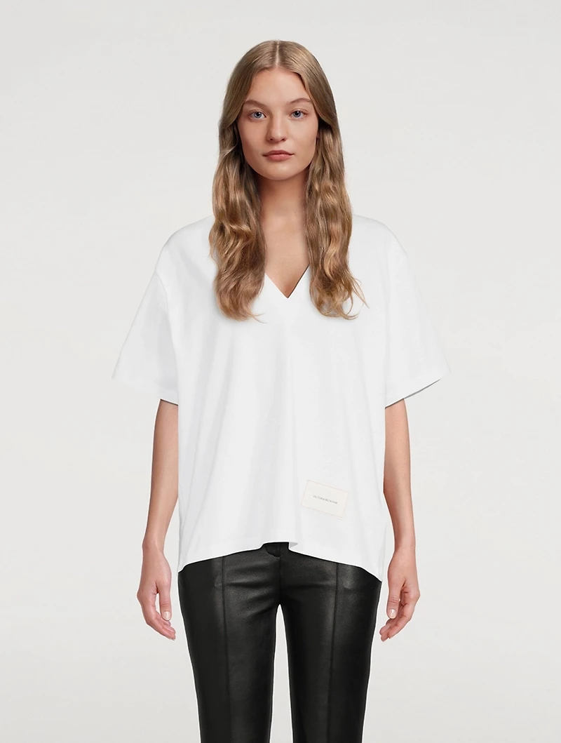Oversized V-Neck T-Shirt
