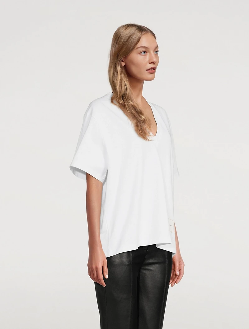 Oversized V-Neck T-Shirt