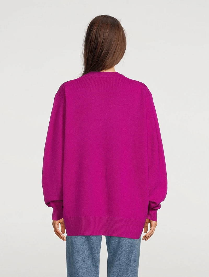 Wool And Cashmere V-Neck Sweater