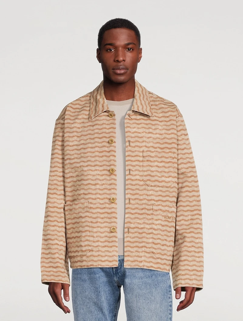 Printed Twill Jacket