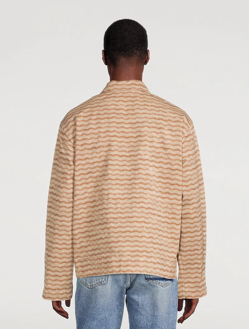 Printed Twill Jacket