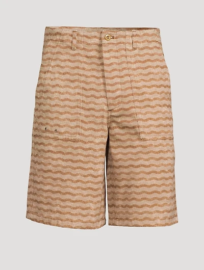 Shorts Wave Print