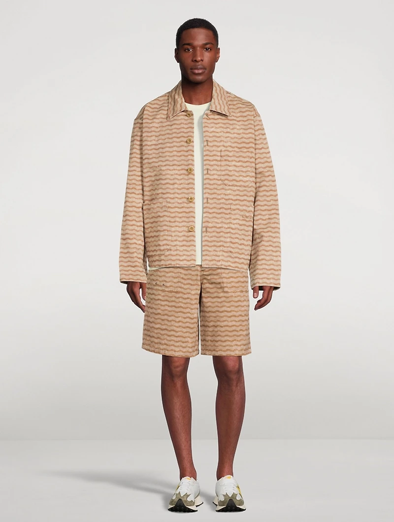 Shorts Wave Print