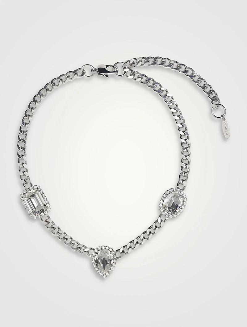 Chain Necklace With Crystal