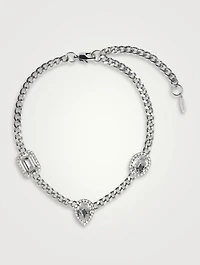 Chain Necklace With Crystal