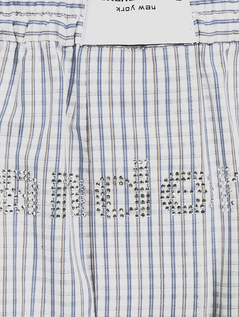 Cotton Boxers With Crystal Logo