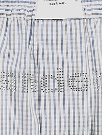 Cotton Boxers With Crystal Logo