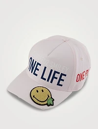 Smiley Organic Cotton Baseball Cap
