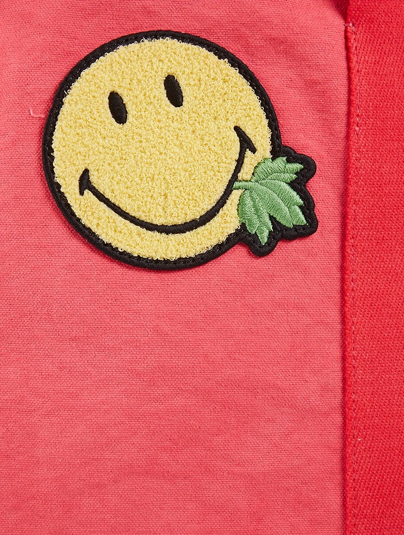 Smiley Organic Cotton Shopping Bag